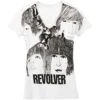 Revolver V-Neck Baby Doll Junior Top(Beatles Revolver V Neck Baby Doll Junior Top 401134) 2 Revolver V-Neck Baby Doll Junior Top(Beatles Revolver V Neck Baby Doll Junior Top 401134) -ROCABILIA CLOTHING SALE 401134F
