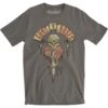 Dripping Dagger Slim Fit T-shirt(Guns N Roses Dripping Dagger Slim Fit T Shirt 401373) -ROCABILIA CLOTHING SALE 401373F