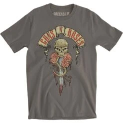 Dripping Dagger Slim Fit T-shirt(Guns N Roses Dripping Dagger Slim Fit T Shirt 401373)