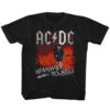 AC/DC HTH Kids Childrens T-shirt(Ac Dc Hth Kids Childrens T Shirt 402392) -ROCABILIA CLOTHING SALE 402392F