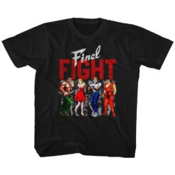 Panels Kids Childrens T-shirt(Final Fight Panels Kids Childrens T Shirt 402465)