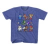 The Cast Kids Childrens T-shirt(Mega Man The Cast Kids Childrens T Shirt 402546) -ROCABILIA CLOTHING SALE 402546F