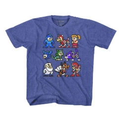 The Cast Kids Childrens T-shirt(Mega Man The Cast Kids Childrens T Shirt 402546)