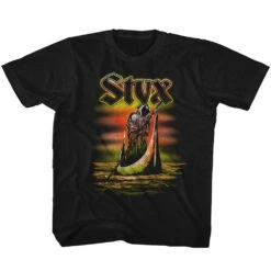 Ferryman Kids Childrens T-shirt(Styx Ferryman Kids Childrens T Shirt 402632)