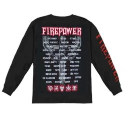 Emblem City 2018 Firepower Tour Long Sleeve(Judas Priest Emblem City 2018 Firepower Tour Long Sleeve 403200) 5 Emblem City 2018 Firepower Tour Long Sleeve(Judas Priest Emblem City 2018 Firepower Tour Long Sleeve 403200) -ROCABILIA CLOTHING SALE 403200B