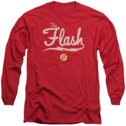 Old School Flash Long Sleeve(Justice League Of America Old School Flash Long Sleeve 406363)