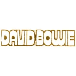 'Hunky Dory' Logo Pewter Pin Badge(David Bowie Hunky Dory Logo Pewter Pin Badge 411707)