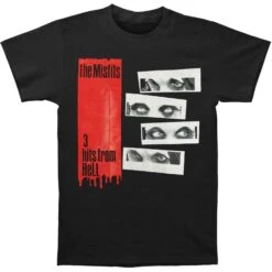3 Hits From Hell Slim Fit T-shirt(Misfits 3 Hits From Hell Slim Fit T Shirt 411804)