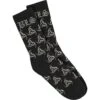 Black & Grey Odin Socks Socks(Black Label Society Black Grey Odin Socks Socks 411875) -ROCABILIA CLOTHING SALE 411875F