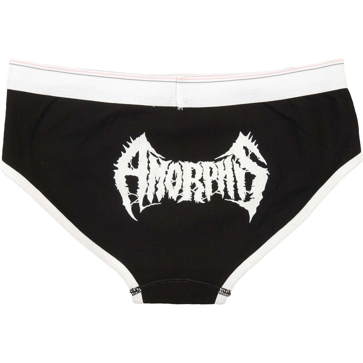 White Logo Ladies Briefs Underwear(Amorphis White Logo Ladies Briefs Underwear 411995) 3 White Logo Ladies Briefs Underwear(Amorphis White Logo Ladies Briefs Underwear 411995)