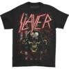 Scratched Flag 2018 Tour Tee T-shirt(Slayer Scratched Flag 2018 Tour Tee T Shirt 412047) 2 Scratched Flag 2018 Tour Tee T-shirt(Slayer Scratched Flag 2018 Tour Tee T Shirt 412047) -ROCABILIA CLOTHING SALE 412047F