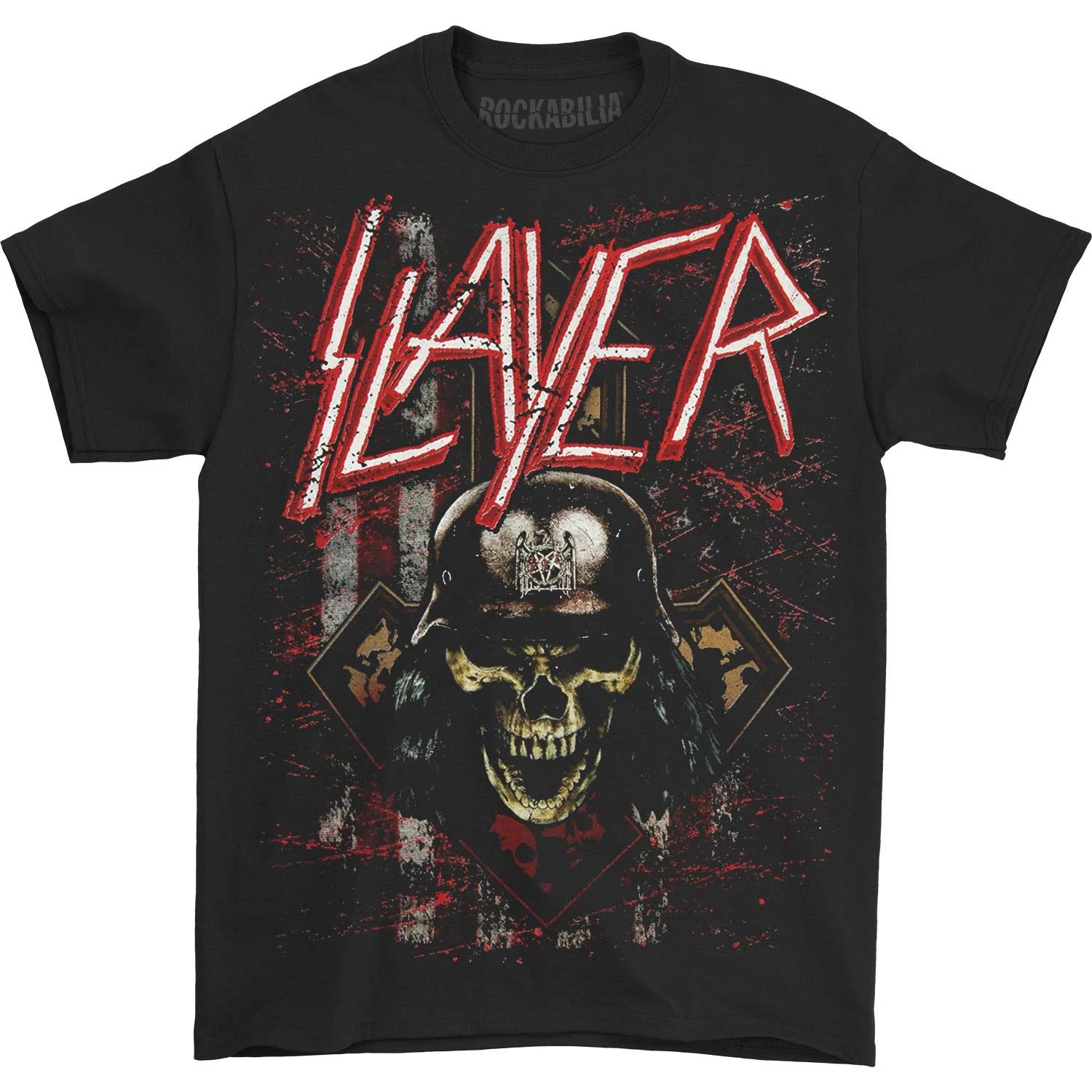 Scratched Flag 2018 Tour Tee T-shirt(Slayer Scratched Flag 2018 Tour Tee T Shirt 412047) 3 Scratched Flag 2018 Tour Tee T-shirt(Slayer Scratched Flag 2018 Tour Tee T Shirt 412047)