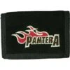 Embr. Logo Hook & Loop Closure Suede Wallet Bi-Fold Wallet(Pantera Embr Logo Hook Loop Closure Suede Wallet Bi Fold Wallet 412054) -ROCABILIA CLOTHING SALE 412054F