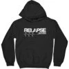 Relapse Logo Hooded Sweatshirt(Relapse Records Relapse Logo Hooded Sweatshirt 412165) -ROCABILIA CLOTHING SALE 412165F