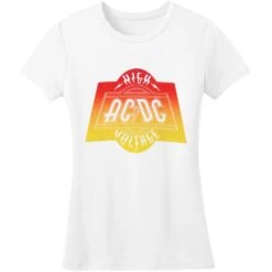 AC/DC High Voltage Jrs Tee Crew Jrs Tee Junior Top(Ac Dc High Voltage Jrs Tee Crew Jrs Tee Junior Top 412235)