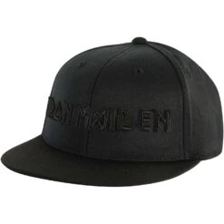 Logo & Trooper Snapback Baseball Cap(Iron Maiden Logo Trooper Snapback Baseball Cap 412518)