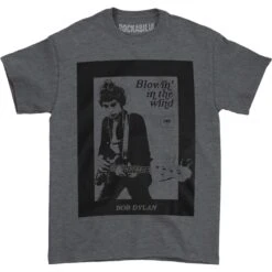 Guitar Photo Slim Fit T-shirt(Bob Dylan Guitar Photo Slim Fit T Shirt 412618)