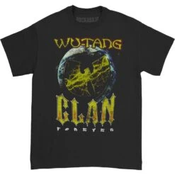 Bat Globe Forever Slim Fit T-shirt(Wu Tang Clan Bat Globe Forever Slim Fit T Shirt 412655)
