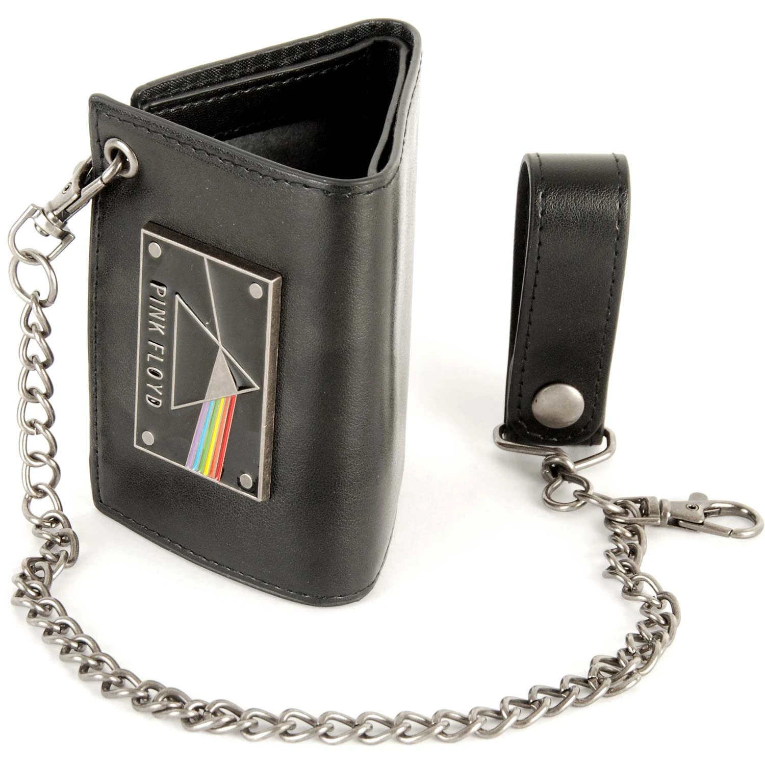 Dark Side Metal Badge Chain Wallet Tri-Fold Wallet(Pink Floyd Dark Side Metal Badge Chain Wallet Tri Fold Wallet 412782) 3 Dark Side Metal Badge Chain Wallet Tri-Fold Wallet(Pink Floyd Dark Side Metal Badge Chain Wallet Tri Fold Wallet 412782)