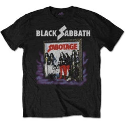 Sabotage Vintage Vintage T-shirt(Black Sabbath Sabotage Vintage Vintage T Shirt 412930)