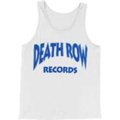 Blue Type Logo Muscle Mens Tank(Death Row Records Blue Type Logo Muscle Mens Tank 413062)