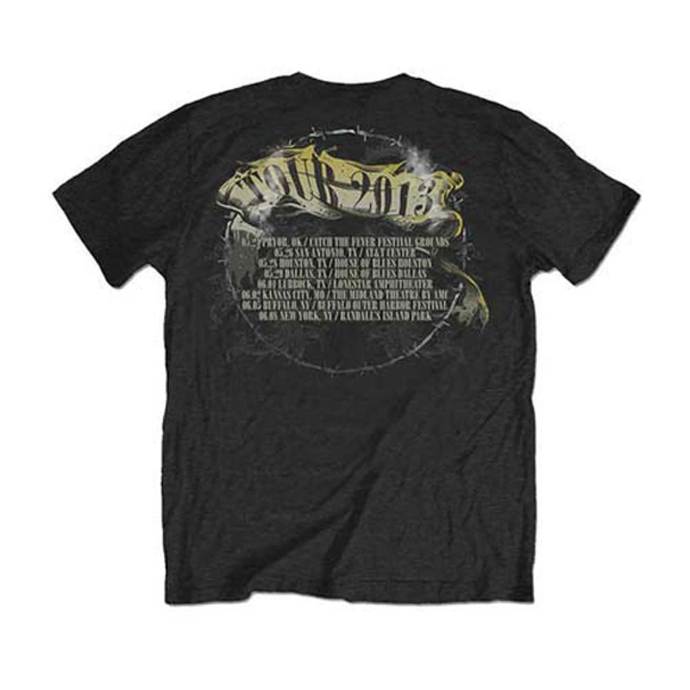 Trashy Skull (Back Print) Slim Fit T-shirt(Guns N Roses Trashy Skull Back Print Slim Fit T Shirt 413541) 4 Trashy Skull (Back Print) Slim Fit T-shirt(Guns N Roses Trashy Skull Back Print Slim Fit T Shirt 413541) - Image 2