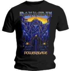 Dark Ink Powerslaves Slim Fit T-shirt(Iron Maiden Dark Ink Powerslaves Slim Fit T Shirt 413563)