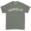 Distressed Logo T-shirt(Motorhead Distressed Logo T Shirt 414039) -ROCABILIA CLOTHING SALE 414039F