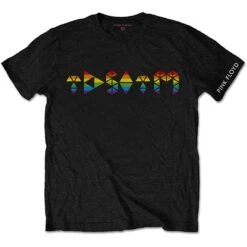 Dark Side Prism Initials Slim Fit T-shirt(Pink Floyd Dark Side Prism Initials Slim Fit T Shirt 414239)
