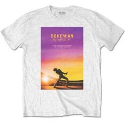 Bohemian Rhapsody (Back Print) Slim Fit T-shirt(Queen Bohemian Rhapsody Back Print Slim Fit T Shirt 414659)