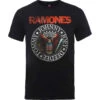 Vintage Eagle Seal Slim Fit T-shirt(Ramones Vintage Eagle Seal Slim Fit T Shirt 414737) -ROCABILIA CLOTHING SALE 414737F
