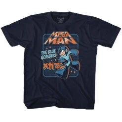 Graphic Blu Bomber Kids Childrens T-shirt(Mega Man Graphic Blu Bomber Kids Childrens T Shirt 415512)