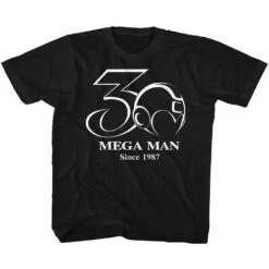 30th Bw Youth T-shirt(Mega Man 30th Bw Youth T Shirt 416000)