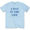 A Day In The Life (Back Print) Slim Fit T-shirt(Beatles A Day In The Life Back Print Slim Fit T Shirt 416256) -ROCABILIA CLOTHING SALE 416256F