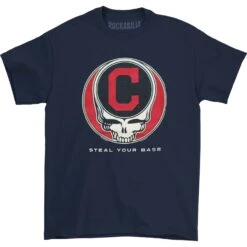 Cleveland Indians Steal Your Base T-shirt(Grateful Dead Cleveland Indians Steal Your Base T Shirt 416283)