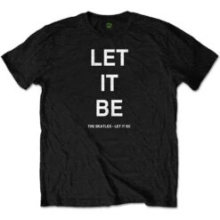 Let It Be (Back Print) Slim Fit T-shirt(Beatles Let It Be Back Print Slim Fit T Shirt 416336)