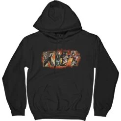 Comic Logo Hoodie Hooded Sweatshirt(Kiss Comic Logo Hoodie Hooded Sweatshirt 416461)