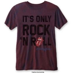 It's Only Rock N' Roll (Burn Out) Vintage T-shirt(Rolling Stones It S Only Rock N Roll Burn Out Vintage T Shirt 416536)