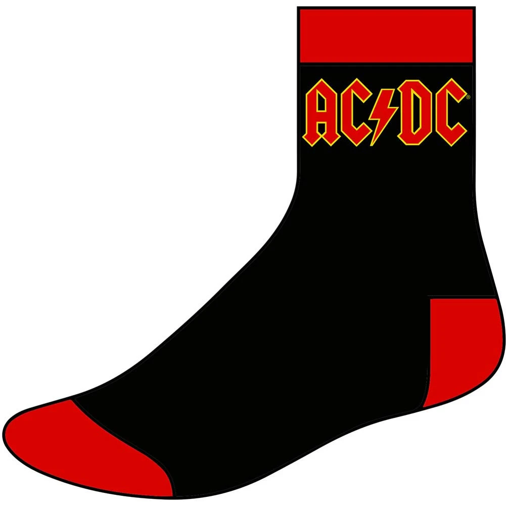 AC/DC Classic Logo (US Size 8 - 12) Socks(Ac Dc Classic Logo Us Size 8 12 Socks 418905) 3 AC/DC Classic Logo (US Size 8 - 12) Socks(Ac Dc Classic Logo Us Size 8 12 Socks 418905)