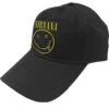 Logo & Smiley Baseball Cap(Nirvana Logo Smiley Baseball Cap 419042) -ROCABILIA CLOTHING SALE 419042F
