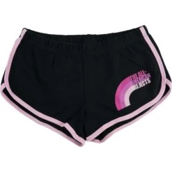 Rainbow Logo Girl's Retro Shorts Booty Shorts(All American Rejects Rainbow Logo Girl S Retro Shorts Booty Shorts 419200)