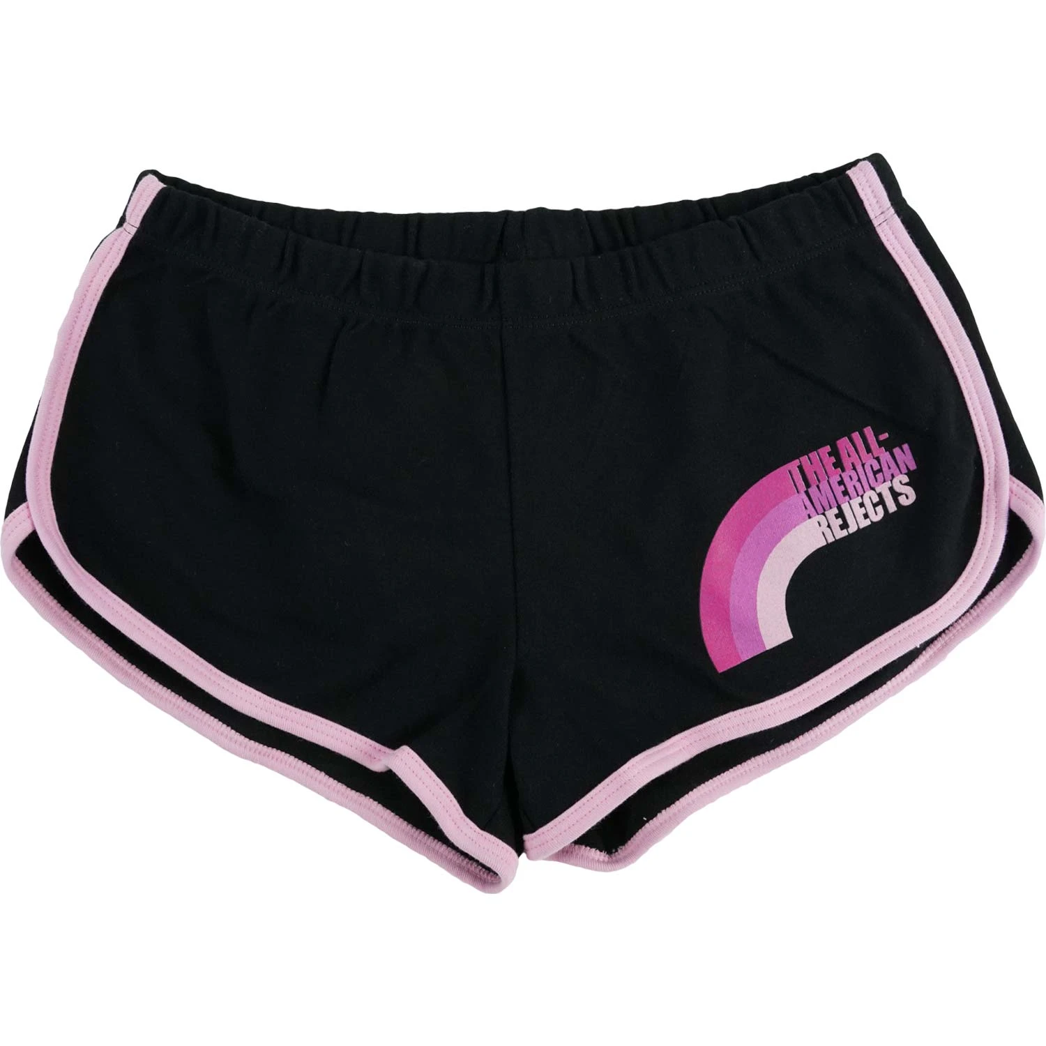 Rainbow Logo Girl's Retro Shorts Booty Shorts(All American Rejects Rainbow Logo Girl S Retro Shorts Booty Shorts 419200) 3 Rainbow Logo Girl's Retro Shorts Booty Shorts(All American Rejects Rainbow Logo Girl S Retro Shorts Booty Shorts 419200)