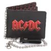 AC/DC Wallet 11cm Tri-Fold Wallet(Ac Dc Wallet 11cm Tri Fold Wallet 419445) -ROCABILIA CLOTHING SALE 419445F