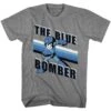 Blue Bomber Stripes T-shirt(Mega Man Blue Bomber Stripes T Shirt 420254) -ROCABILIA CLOTHING SALE 420254F