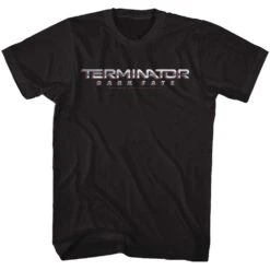 Dark Fate Chrome Logo T-shirt(Terminator Dark Fate Chrome Logo T Shirt 420438)