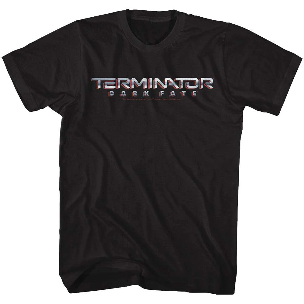Dark Fate Chrome Logo T-shirt(Terminator Dark Fate Chrome Logo T Shirt 420438) 3 Dark Fate Chrome Logo T-shirt(Terminator Dark Fate Chrome Logo T Shirt 420438)
