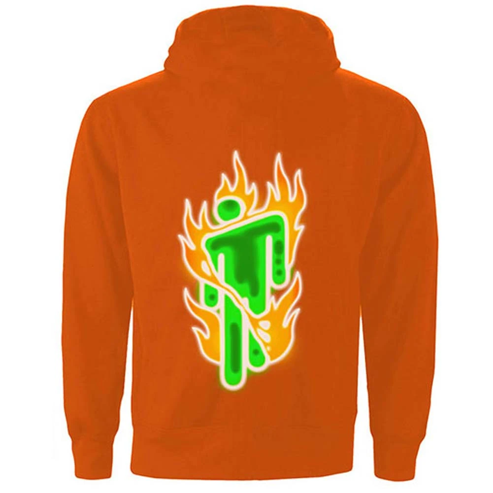 Airbrush Flames Blohsh (Back Print) Hooded Sweatshirt(Billie Eilish Airbrush Flames Blohsh Back Print Hooded Sweatshirt 420974) 4 Airbrush Flames Blohsh (Back Print) Hooded Sweatshirt(Billie Eilish Airbrush Flames Blohsh Back Print Hooded Sweatshirt 420974) - Image 2