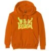 Airbrush Flames Blohsh (Back Print) Hooded Sweatshirt(Billie Eilish Airbrush Flames Blohsh Back Print Hooded Sweatshirt 420974)