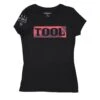 Shaded Box (Back & Sleeve Print) Ladies T-Shirt Junior Top(Tool Shaded Box Back Sleeve Print Ladies T Shirt Junior Top 420997) -ROCABILIA CLOTHING SALE 420997F
