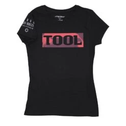 Shaded Box (Back & Sleeve Print) Ladies T-Shirt Junior Top(Tool Shaded Box Back Sleeve Print Ladies T Shirt Junior Top 420997)